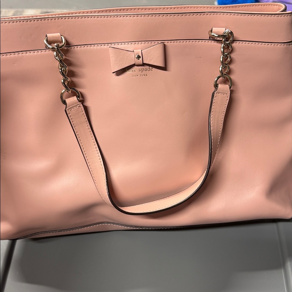 Kate Spade Blush Pink Bow Tote
